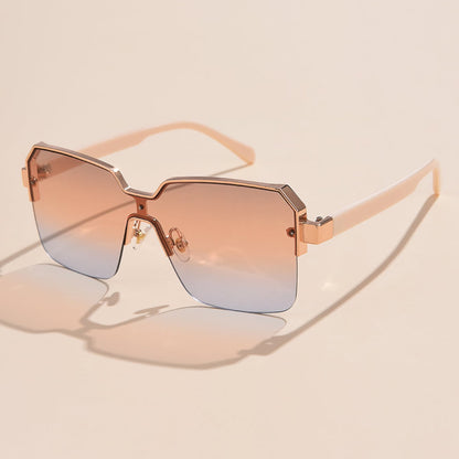 Women's Fashion Gradient Color Square Sunglasses nihaodropshipping