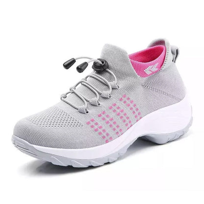 Women's Mesh Sports Shoes Drawstring Laces nihaodropshipping