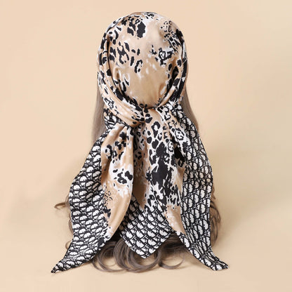 Women's Large Silk Scarf Shawl nihaodropshipping