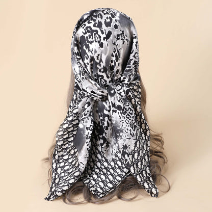 Women's Large Silk Scarf Shawl nihaodropshipping