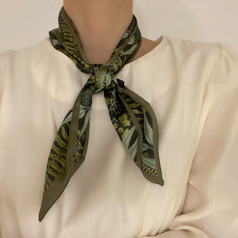 Women's Skinny Silk Scarf Necktie nihaodropshipping