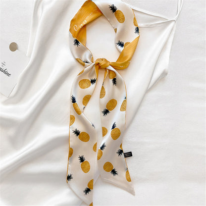 Women's Skinny Silk Scarf Necktie nihaodropshipping