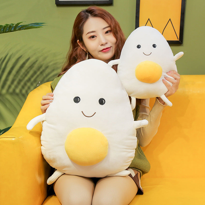 Soft Poached Egg Egg Waffle Pillow Doll Plush Toys nihaodropshipping