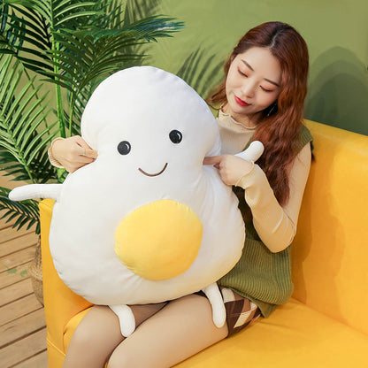 Soft Poached Egg Egg Waffle Pillow Doll Plush Toys nihaodropshipping