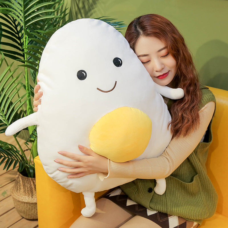 Soft Poached Egg Egg Waffle Pillow Doll Plush Toys nihaodropshipping