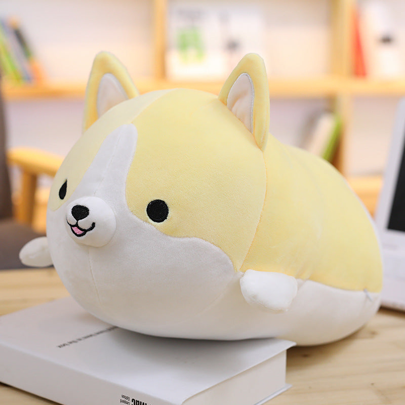 Soft Corgi Doll Log Style Puppy Plush Doll nihaodropshipping