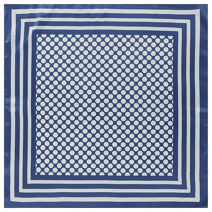 Women's Silk Scarf with Geometric Patterns nihaodropshipping