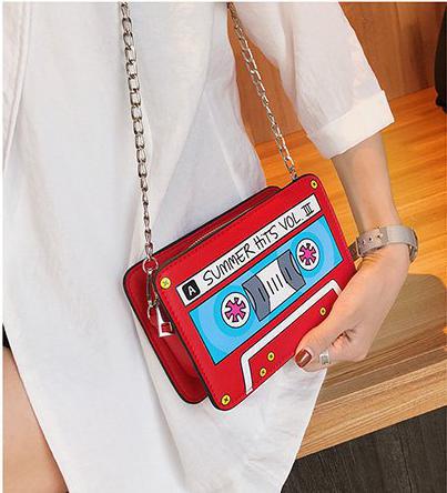 Women's Summer Hits Cassette Tape Shoulder Bag nihaodropshipping