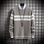 Men's Striped Casual Sweater nihaodropshipping