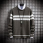 Men's Striped Casual Sweater nihaodropshipping