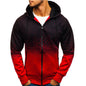 Men's Printed Zip Up Hoodie nihaodropshipping