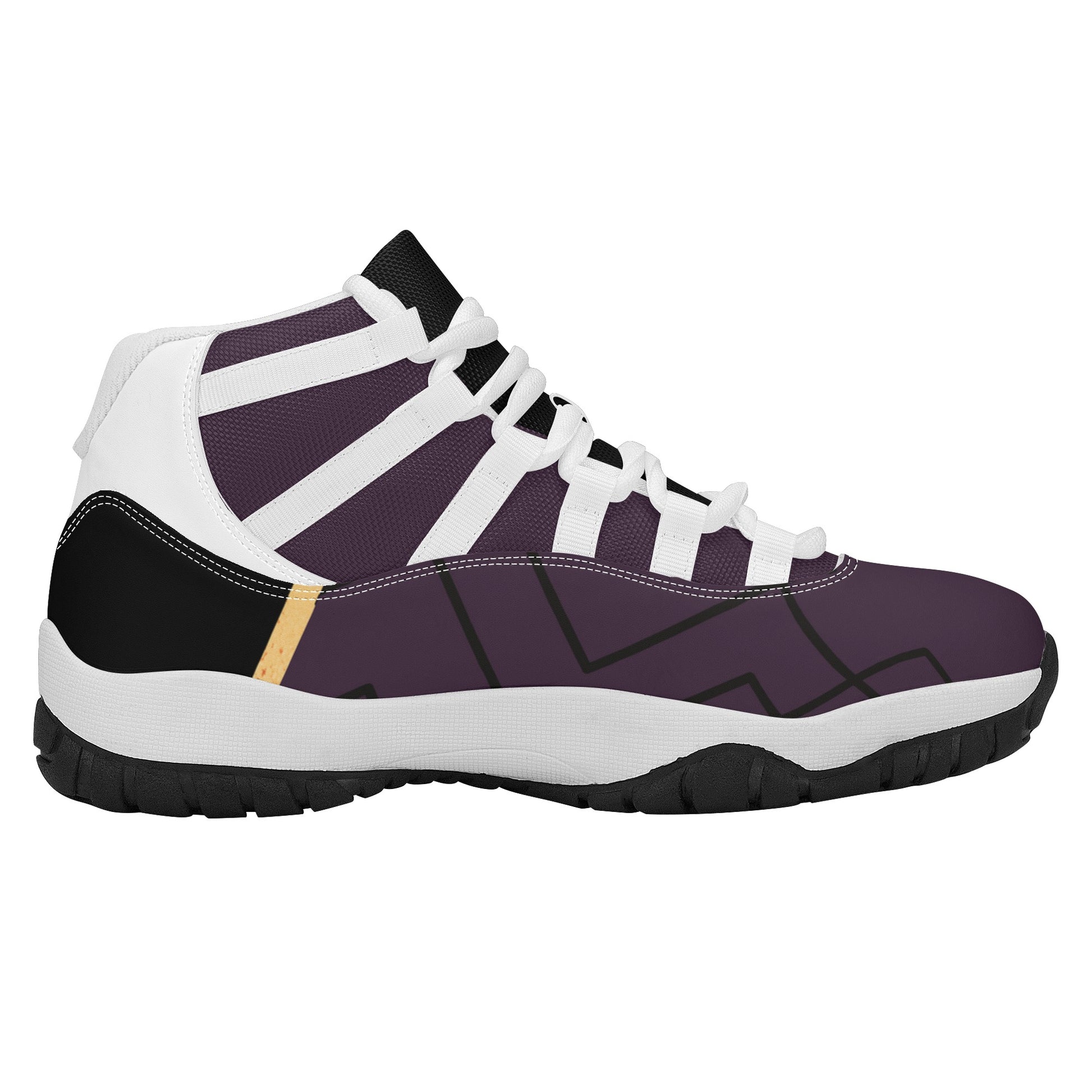 Men's Upgraded High Top Retro Basketball Sneakers (Designed by Dunbi) PopCustoms