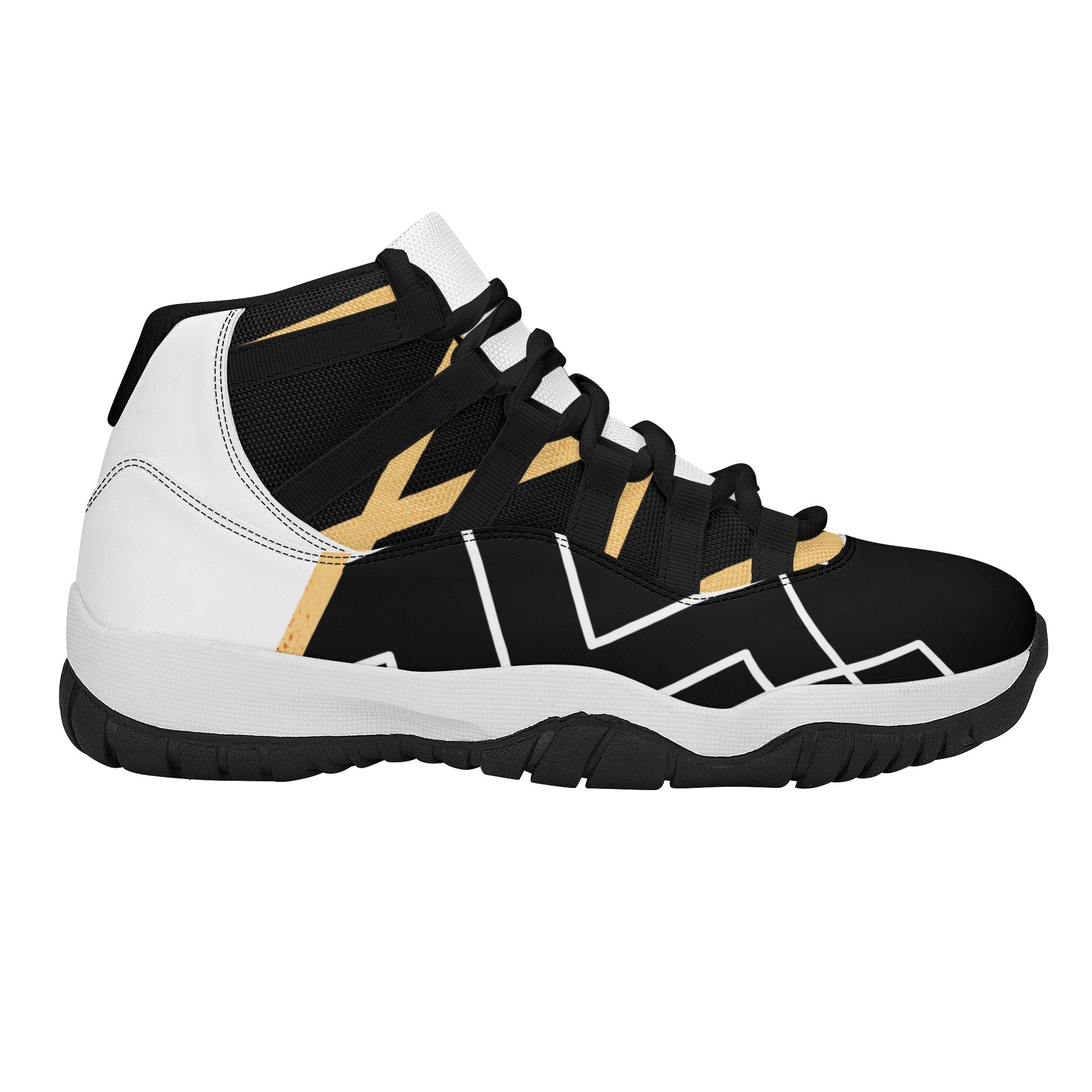 Men's Upgraded High Top Retro Basketball Sneakers (Designed by Dunbi) PopCustoms