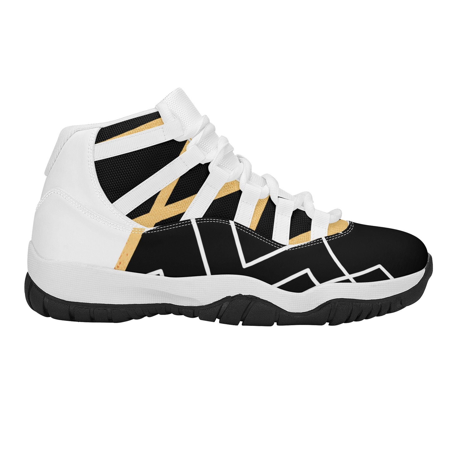 Men's Upgraded High Top Retro Basketball Sneakers (Designed by Dunbi) PopCustoms