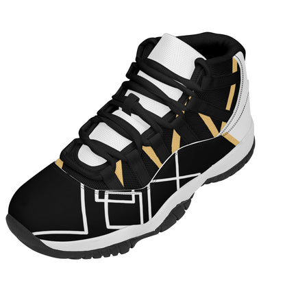 Men's Upgraded High Top Retro Basketball Sneakers (Designed by Dunbi) PopCustoms