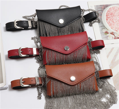 Waist Belt with Tasseled Bag nihaodropshipping