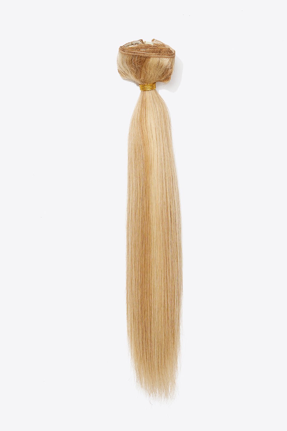 18" 100g #27/613 Clip-in Hair Extensions Human Virgin Hair - DunbiBeauty, LLC