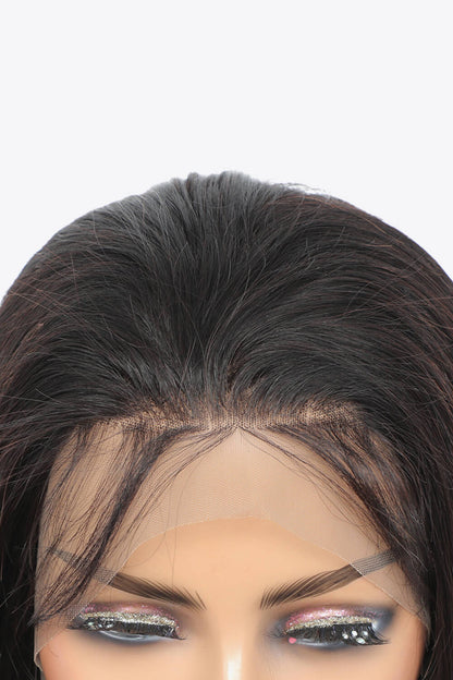 18" 13*4" Natural Human Wigs in Black 150% Density - DunbiBeauty, LLC