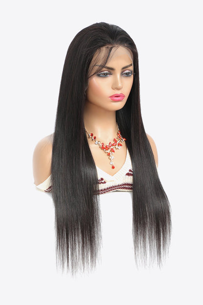 18" 13*4" Natural Human Wigs in Black 150% Density - DunbiBeauty, LLC