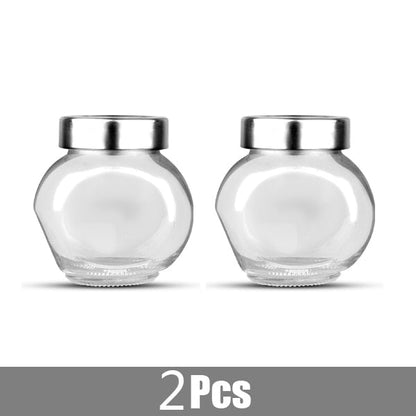 180ML Transparent Food Storage Jar - DunbiBeauty, LLC