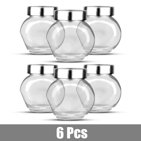 180ML Transparent Food Storage Jar - DunbiBeauty, LLC