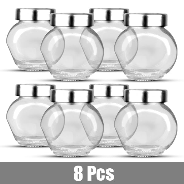 180ML Transparent Food Storage Jar - DunbiBeauty, LLC