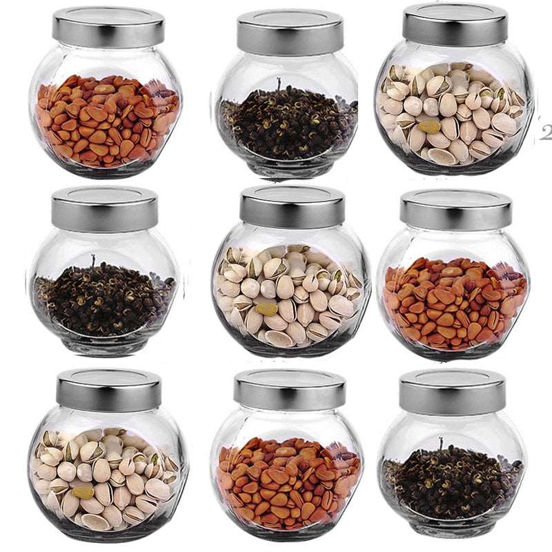 180ML Transparent Food Storage Jar - DunbiBeauty, LLC