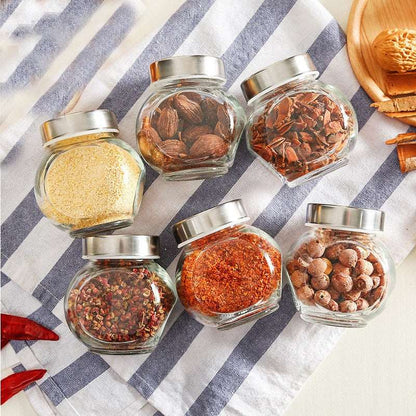 180ML Transparent Food Storage Jar - DunbiBeauty, LLC