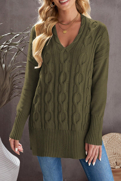 Oversized Cozy up Knit Sweater Kiwidrop