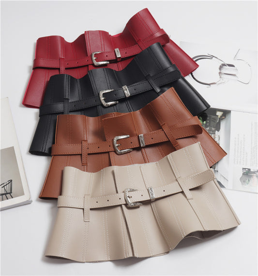 PU Leather Skirt Belt nihaodropshipping