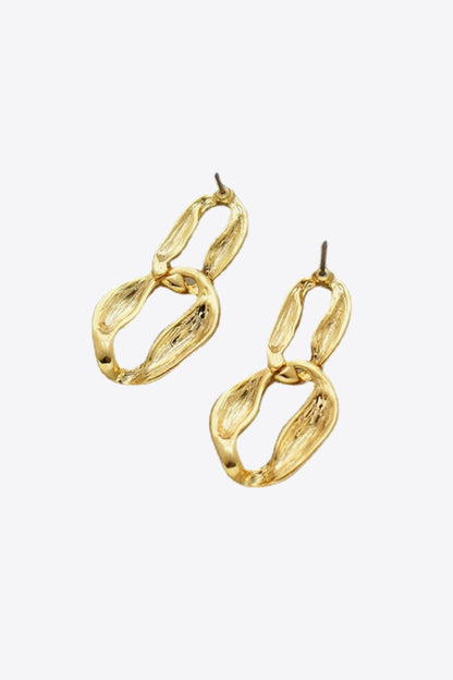 18K Gold-Plated Copper Double-Hoop Earrings - DunbiBeauty, LLC