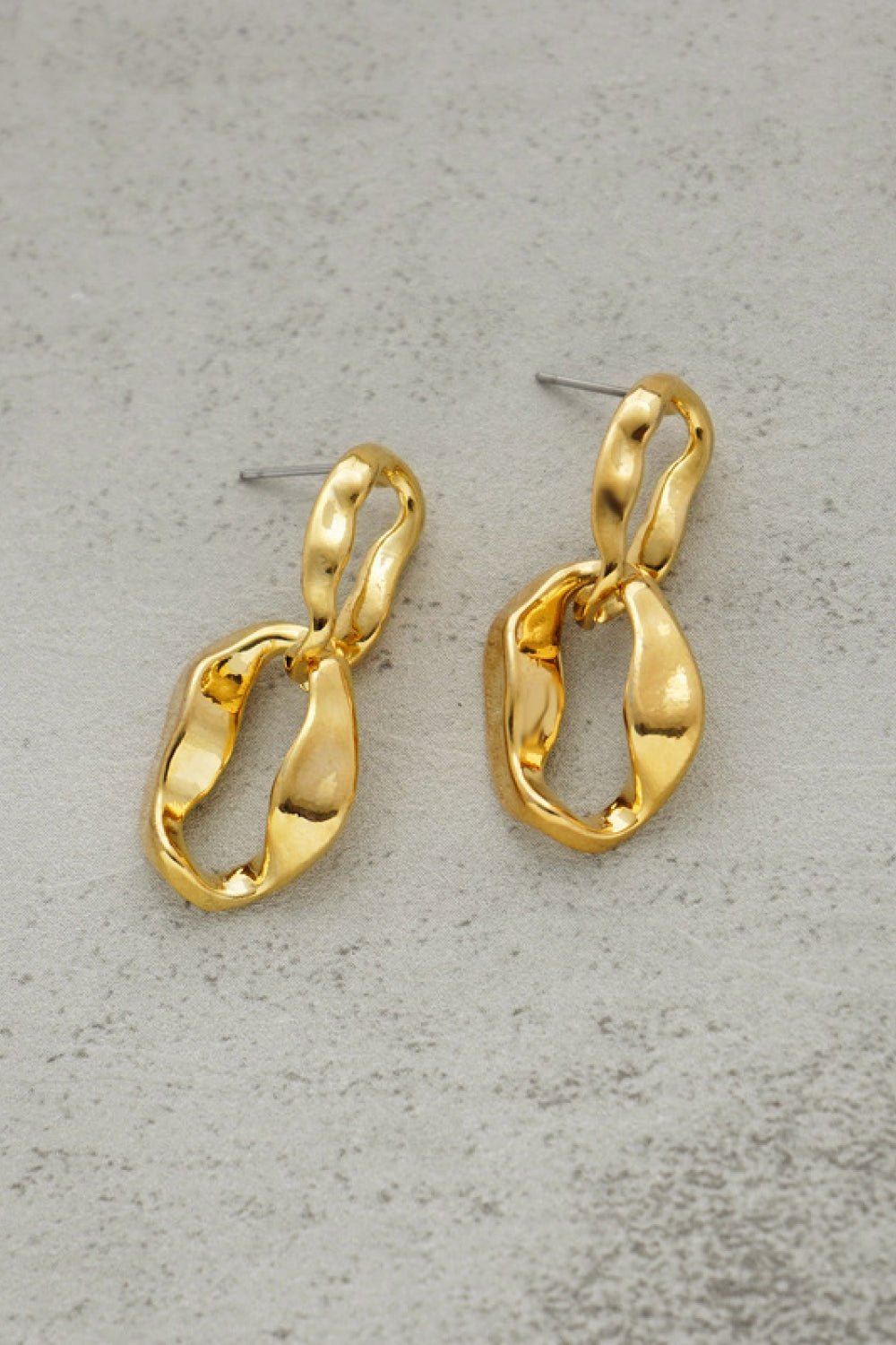 18K Gold-Plated Copper Double-Hoop Earrings - DunbiBeauty, LLC