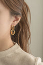 18K Gold-Plated Copper Double-Hoop Earrings - DunbiBeauty, LLC