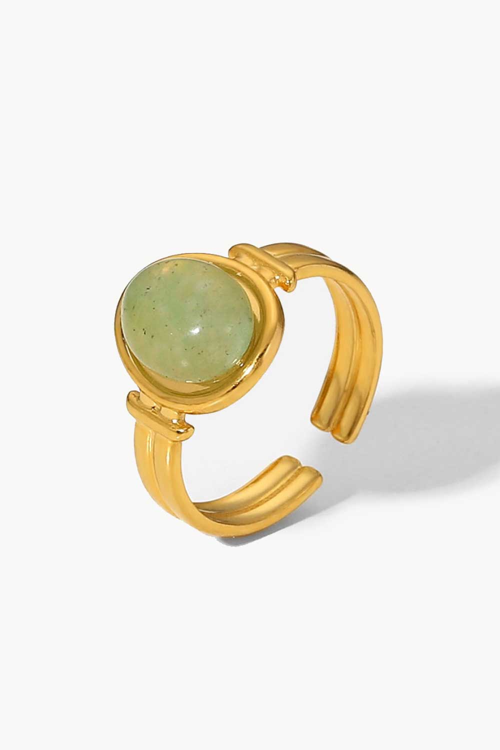 18K Gold Plated Open Ring - DunbiBeauty, LLC