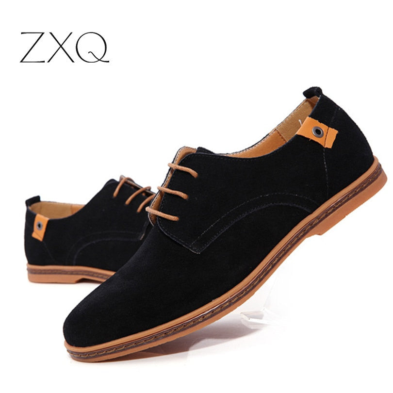 Suede Oxfords Men Leather Shoes Zendrop