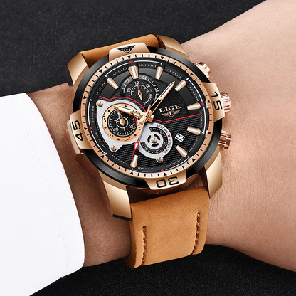 Waterproof Men's Gold Watch Zendrop