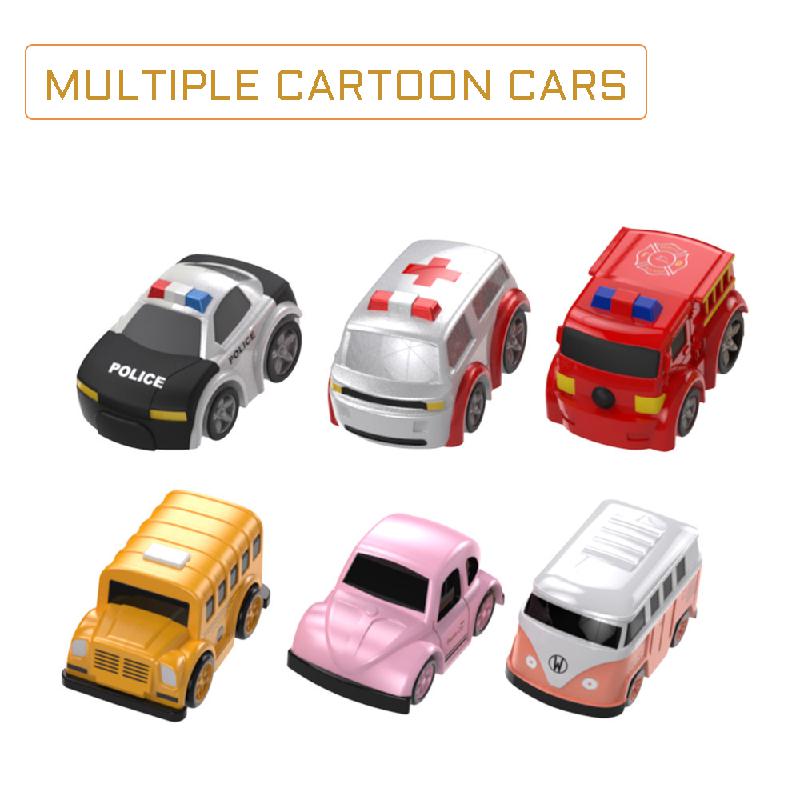 ⚠️🚨🔊 Parking Lot Toy Set Multilayer Miniature Car Model Macaron Break Through Adventure Children Garage For Cars Children Toys Gift Zendrop