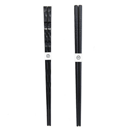 1Pair Japanese chopsticks Black Sushi Fast Food Noodles chop sticks Korean Tableware Kitchen Bar Supplies Chinese Cutlery - DunbiBeauty, LLC