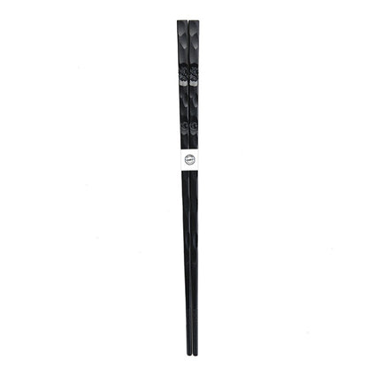 1Pair Japanese chopsticks Black Sushi Fast Food Noodles chop sticks Korean Tableware Kitchen Bar Supplies Chinese Cutlery - DunbiBeauty, LLC