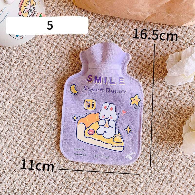 1Pc Lovely Cartoon Hand Po Warm Water Bottle Mini Hot Water Bottles Portable Hand Warmer Hand Feet Hot Water Bags - DunbiBeauty, LLC