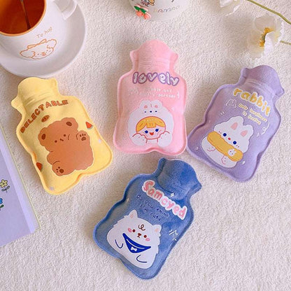 1Pc Lovely Cartoon Hand Po Warm Water Bottle Mini Hot Water Bottles Portable Hand Warmer Hand Feet Hot Water Bags - DunbiBeauty, LLC