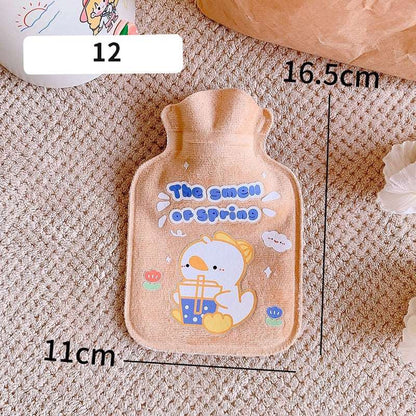 1Pc Lovely Cartoon Hand Po Warm Water Bottle Mini Hot Water Bottles Portable Hand Warmer Hand Feet Hot Water Bags - DunbiBeauty, LLC