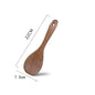 1PC Thailand Teak Natural Wood Spoon Tableware Spoon Frying Pan Scoop Cooking Utensils Fried Shovel Spatula Kitchen Cooking Tool - DunbiBeauty, LLC