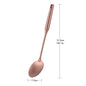 1PCS Cookware Stainless Steel Rose Gold Kitchen Utensils High-grade Kitchen Tool Functional Serving Spoon Soup Ladle Spatula - DunbiBeauty, LLC