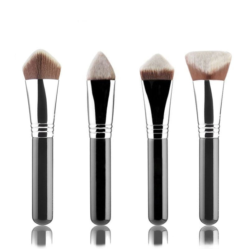 1pcs Fashion Hoge Kwaliteit Gezicht Make-Up Borstel Shaped Creative Koperen Buis Foundation Brush Professionele Beauty Tools - DunbiBeauty, LLC