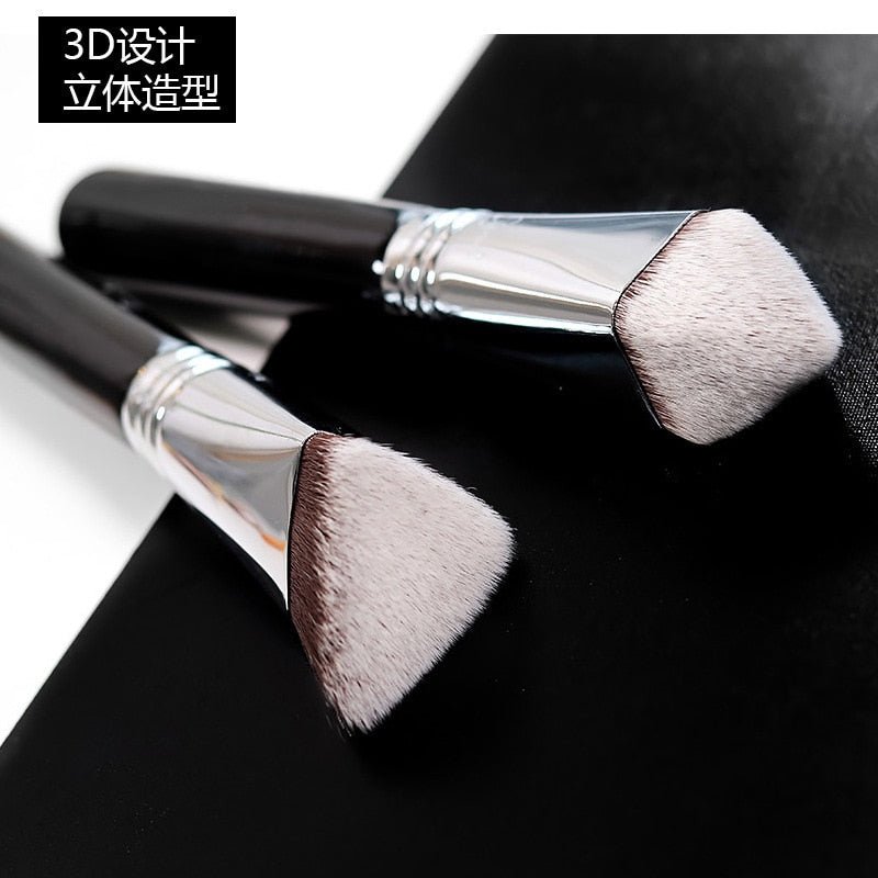 1pcs Fashion Hoge Kwaliteit Gezicht Make-Up Borstel Shaped Creative Koperen Buis Foundation Brush Professionele Beauty Tools - DunbiBeauty, LLC