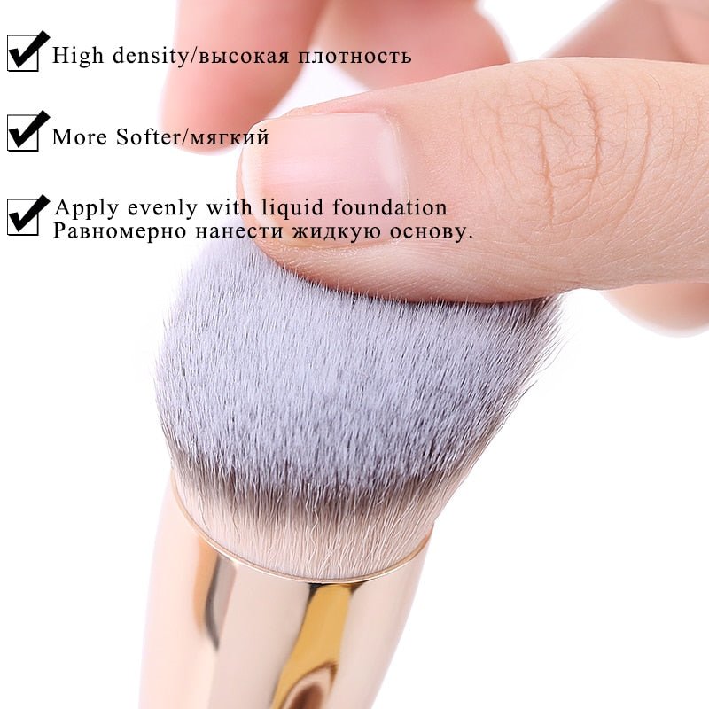 1PCS Oblique Head Foundation Brush Powder Concealer Liquid Foundation Face Makeup Brushes Tools Professional Beauty Cosmetics - DunbiBeauty, LLC