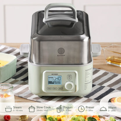 Electric Food Steamer, 5QT (Stew Pots Not Included)