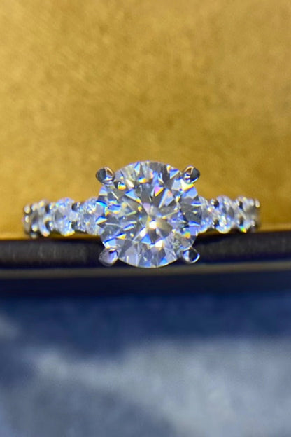 2 Carat 4-Prong Moissanite Ring - DunbiBeauty, LLC