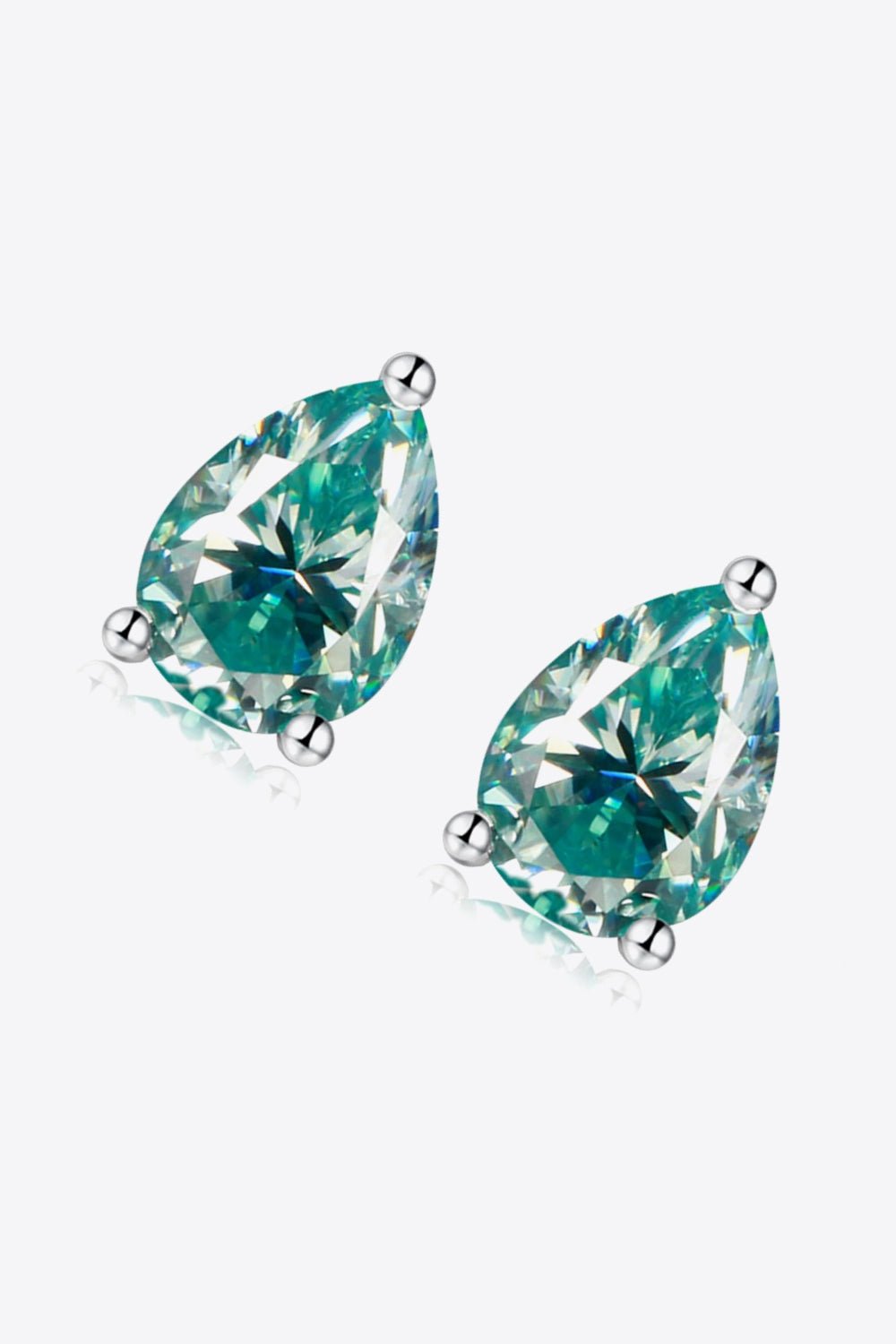 2 Carat Moissanite Teardrop Earrings - DunbiBeauty, LLC